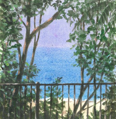 Vista desde el balcón, 2015 de Lincoln Seligman